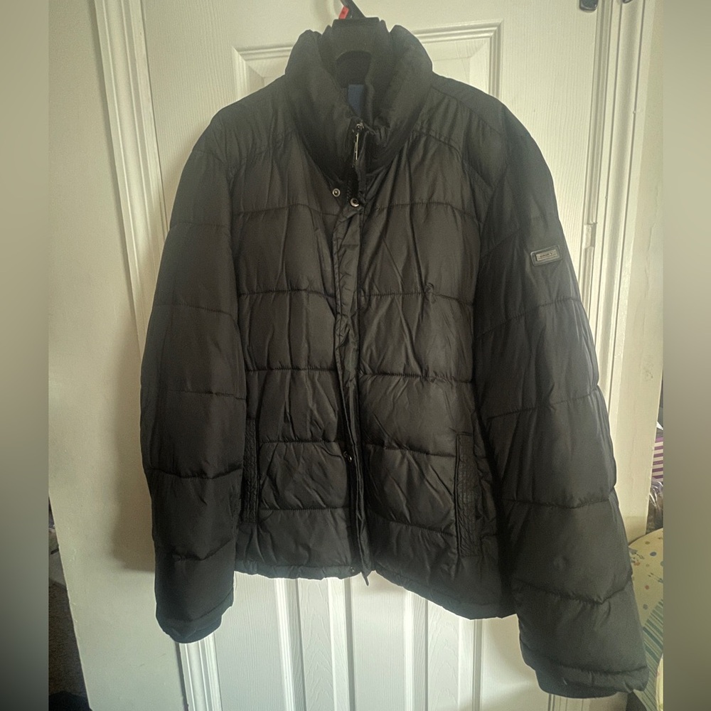 Men's Black Quilted Jacket